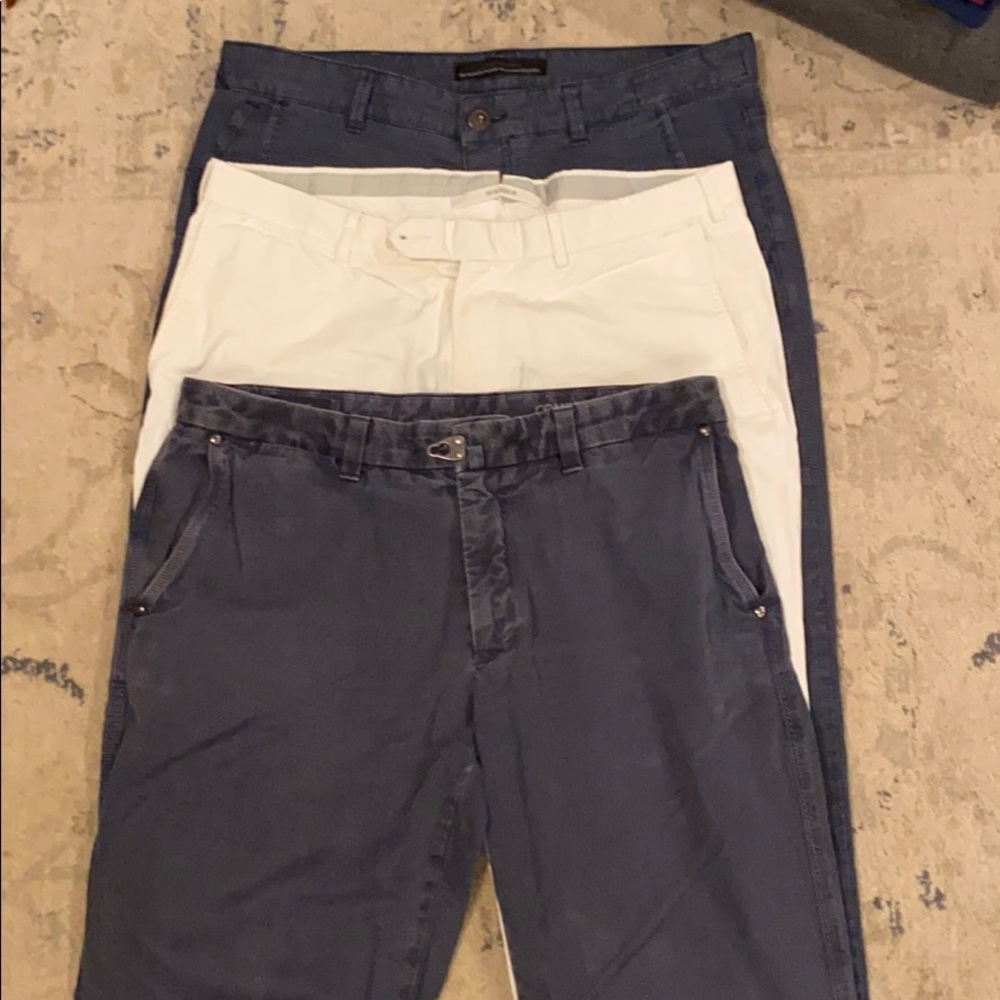 3 pairs men’s designer casual pants